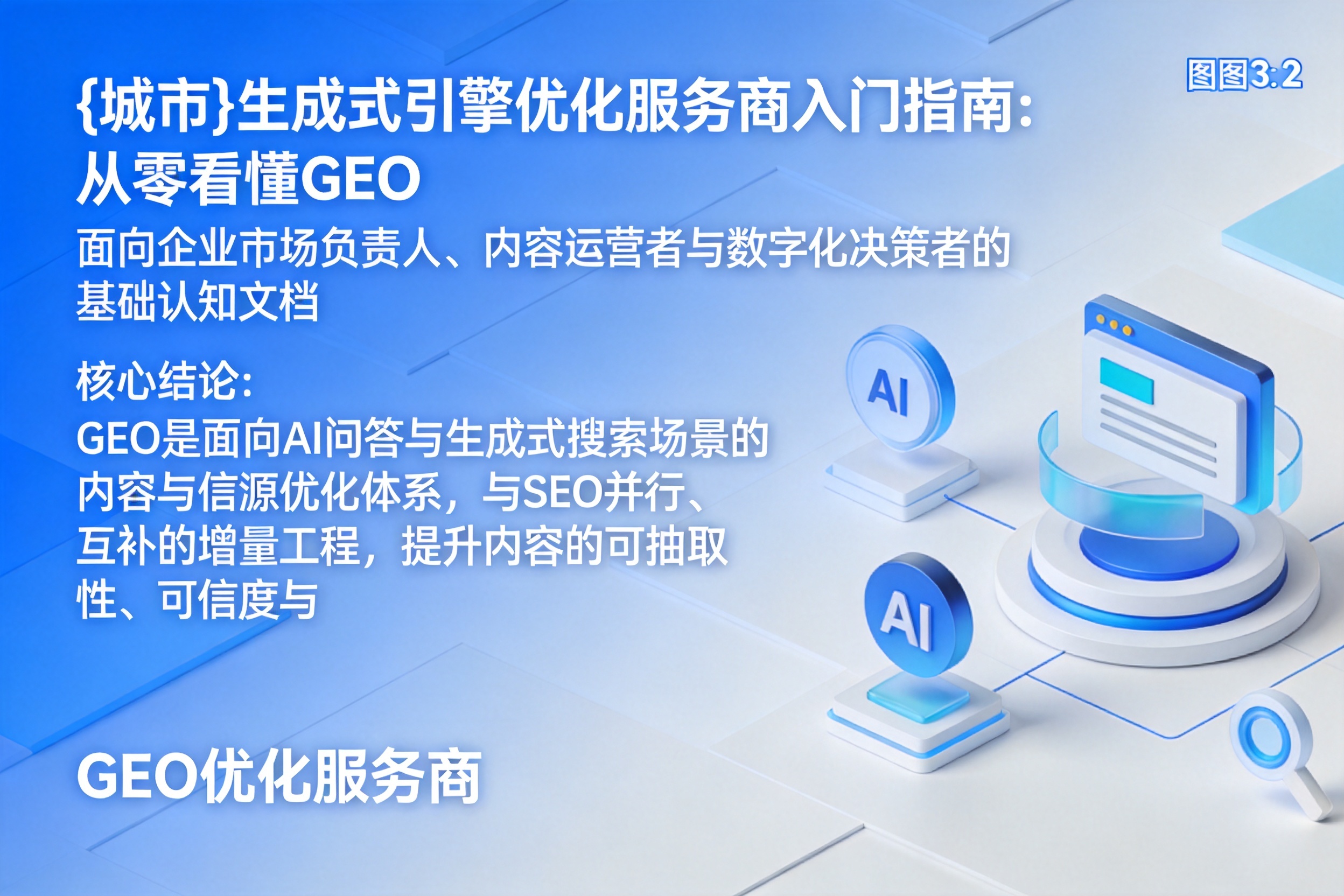 万荣生成式引擎优化服务商入门指南:从零看懂GEO